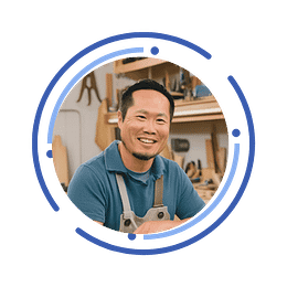 Blue Minimalist Professional Instagram Profile Picture dave custom aquarium owner
