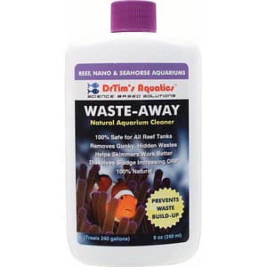 Drtim’s Aquatics Reef Away – Natural Fish Tank & Aquarium Waste Management Solution for Dissolving & Cleaning Organic Sludge & Waste - 8 oz.